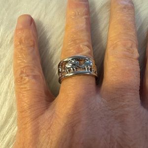Vintage Sterling Silver Men Ring